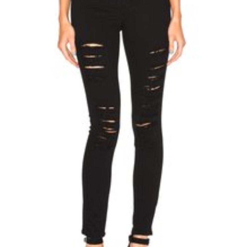 Frame Le Skinny de Jeanne Ripped Jeans